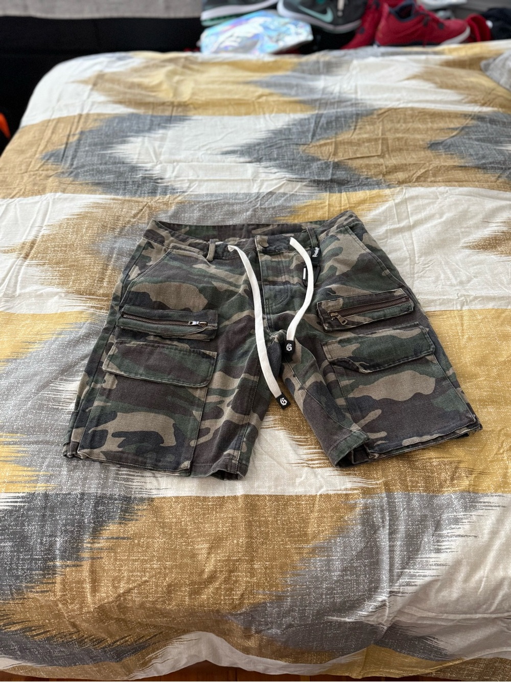 Godspeed Men's Camo Cargo Shorts - Green Camo